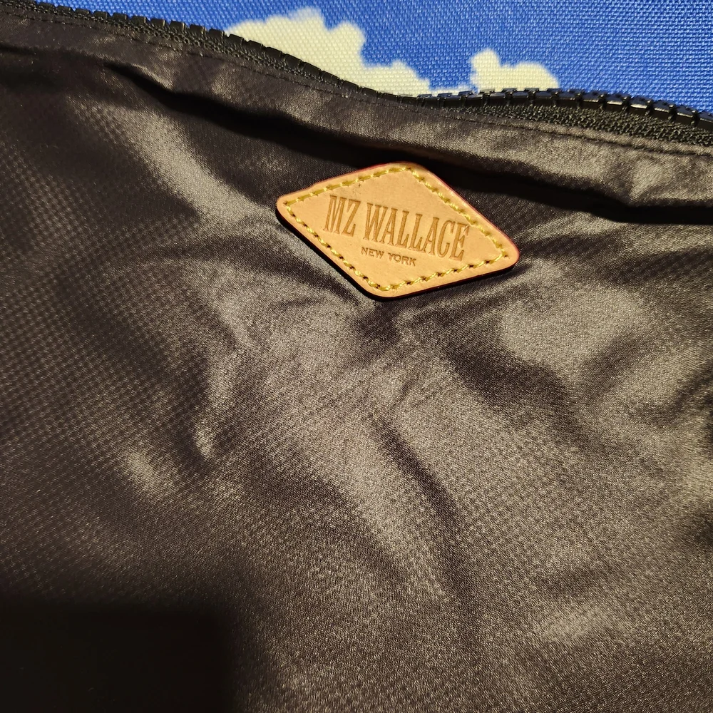 MZ WALLACE Metro Convertible Black Quilted Nylon Leather Trim Backpack - Picture 15 of 15